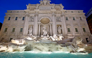 Fontana di Trevi restaurata