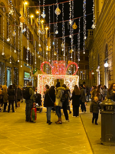 Via Tornabuoni Firenze a Natale