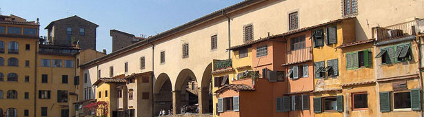Couloir de Vasari et Offices Florence